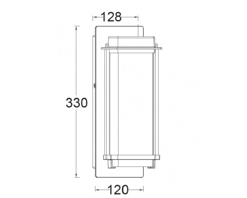 Настенный светильник уличный W1859-3K Gb Oasis Light Настенный светильник уличный W1859-3K Gb Oasis Light