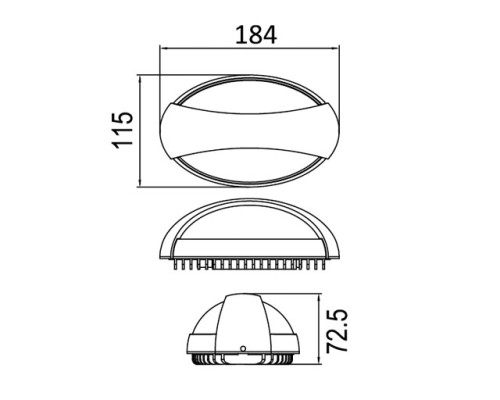 Архитектурная подсветка W1861 S Oasis Light Архитектурная подсветка W1861 S Oasis Light