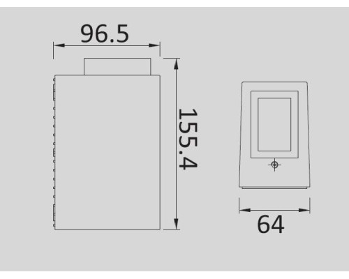 Архитектурная подсветка W1862-B2 S Oasis Light Архитектурная подсветка W1862-B2 S Oasis Light