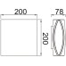 Архитектурная подсветка SIDNEY LED W1869 GB Oasis Light