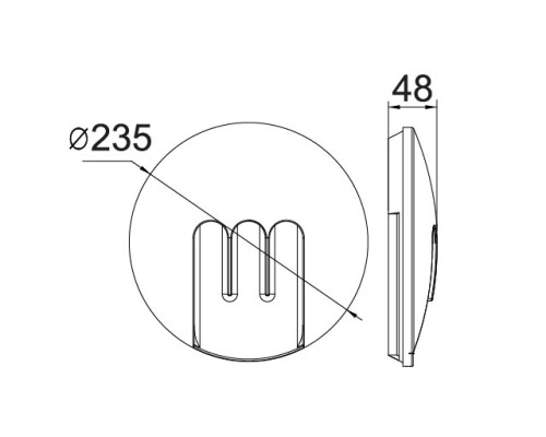 Настенный светильник уличный W1871 S Oasis Light Настенный светильник уличный W1871 S Oasis Light