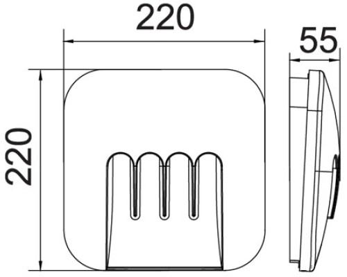 Архитектурная подсветка SIDNEY LED W1872 Gr Oasis Light Архитектурная подсветка SIDNEY LED W1872 Gr Oasis Light