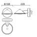 Настенный светильник уличный W1876 Gr Oasis Light