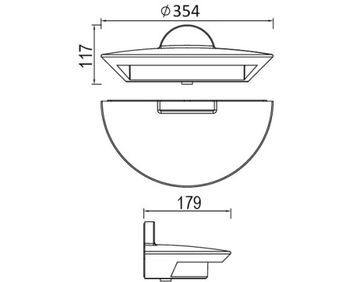 Архитектурная подсветка SIDNEY W1880L Gr Oasis Light Архитектурная подсветка SIDNEY W1880L Gr Oasis Light