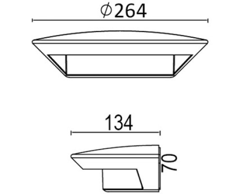 Архитектурная подсветка SIDNEY W1880S CB Oasis Light Архитектурная подсветка SIDNEY W1880S CB Oasis Light