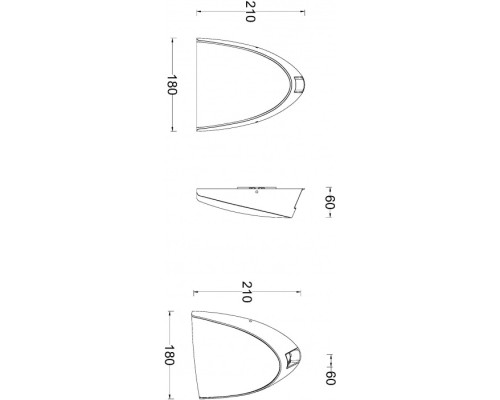 Архитектурная подсветка TUBE LED W1888-3K Gr Oasis Light Архитектурная подсветка TUBE LED W1888-3K Gr Oasis Light