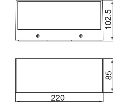 Архитектурная подсветка TUBE LED W1891М-3K Gr Oasis Light