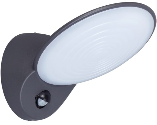 Настенный светильник уличный SIDNEY LED W1896-PiR-3K Gr Oasis Light Настенный светильник уличный SIDNEY LED W1896-PiR-3K Gr Oasis Light