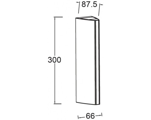 Архитектурная подсветка TUBE LED W1927 Gr Oasis Light Архитектурная подсветка TUBE LED W1927 Gr Oasis Light