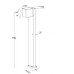 Наземный фонарь TUBE LED W1938-1-750 Gr Oasis Light