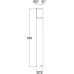 Наземный фонарь BRISBANE LED W1981-650 Gr Oasis Light
