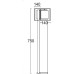 Наземный фонарь BRISBANE LED W1992-750 Gr Oasis Light