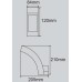 Настенный светильник уличный COBRA l W2141 Gr Oasis Light