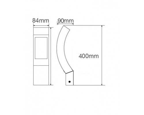 Наземный светильник W2143-400 Gr Oasis Light Наземный светильник W2143-400 Gr Oasis Light