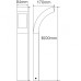 Наземный светильник W2144-1000 Gr Oasis Light