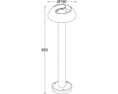 Наземный фонарь SPRIL W2252S-650 CB Oasis Light Наземный фонарь SPRIL W2252S-650 CB Oasis Light