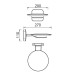 Настенный светильник уличный W2256S Gr Oasis Light