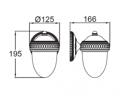 Настенный фонарь уличный W2402 Bl Oasis Light Настенный фонарь уличный W2402 Bl Oasis Light