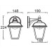 Настенный фонарь уличный W2612S Bl Oasis Light