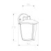 Настенный фонарь уличный W2622 Bl Oasis Light