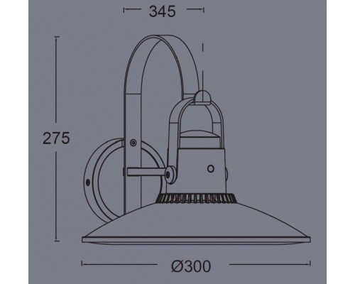 Настенный фонарь уличный W2746 R Oasis Light Настенный фонарь уличный W2746 R Oasis Light