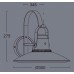 Настенный фонарь уличный W2746 R Oasis Light