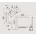 Настенный светильник уличный SOLAR W6102S-PIR SL Gr Oasis Light