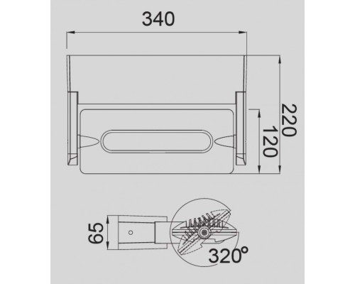 Архитектурная подсветка W6144-1 S Oasis Light Архитектурная подсветка W6144-1 S Oasis Light