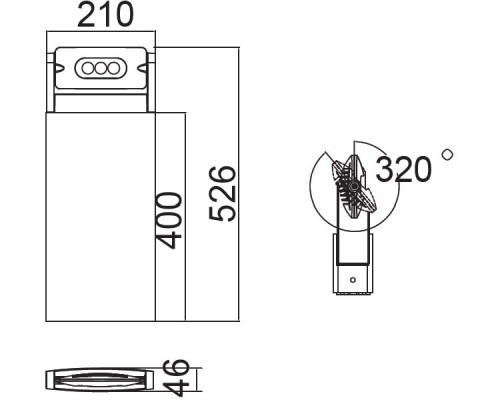 Наземный фонарь LEDSPOT W6146S-1-526 Bl Oasis Light Наземный фонарь LEDSPOT W6146S-1-526 Bl Oasis Light