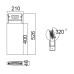 Наземный светильник W6146S-1-526 Gr Oasis Light