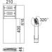Наземный фонарь LEDSPOT W6146S-2-616 Bl Oasis Light
