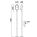 Наземный светильник W6161-1180 Gr Oasis Light