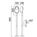 Наземный светильник W6161-880 Gr Oasis Light