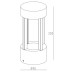 Наземный светильник W61843-200 Gr Oasis Light