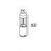 Наземный светильник W61843-400 Gr Oasis Light