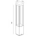 Наземный фонарь BRISBANE LED W61848-900 Bl Oasis Light