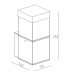 Настенный светильник уличный W61851 Gr Oasis Light