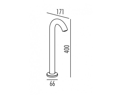 Наземный светильник W61863-400 Gr Oasis Light Наземный светильник W61863-400 Gr Oasis Light