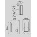 Настенный светильник уличный W6190 Gr Oasis Light