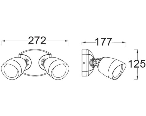 Прожектор уличный TUBE LED W6219A Bl Oasis Light Прожектор уличный TUBE LED W6219A Bl Oasis Light