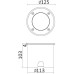 Встраиваемый светильник уличный Встраиваемые светильники c LED W7036A-4K SS Oasis Light