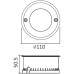 Встраиваемый светильник уличный Встраиваемые светильники c LED W7042A SS Oasis Light