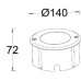 Встраиваемый светильник уличный Встраиваемые светильники c LED W7048-4K SS Oasis Light