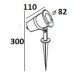 Грунтовый светильник HUMBERG W77182B SS Oasis Light