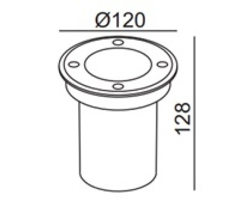 Встраиваемый светильник уличный ВСТРАИВАЕМЫЕ СВЕТИЛЬНИКИ W77185W SS Oasis Light Встраиваемый светильник уличный ВСТРАИВАЕМЫЕ СВЕТИЛЬНИКИ W77185W SS Oasis Light
