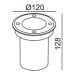 Встраиваемый светильник уличный ВСТРАИВАЕМЫЕ СВЕТИЛЬНИКИ W77185W SS Oasis Light