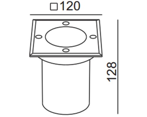 Встраиваемый светильник уличный ВСТРАИВАЕМЫЕ СВЕТИЛЬНИКИ W77188W SS Oasis Light