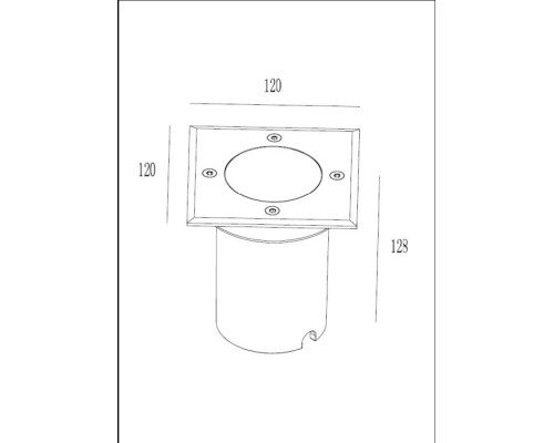 Встраиваемый светильник уличный ВСТРАИВАЕМЫЕ СВЕТИЛЬНИКИ W77251 SS Oasis Light