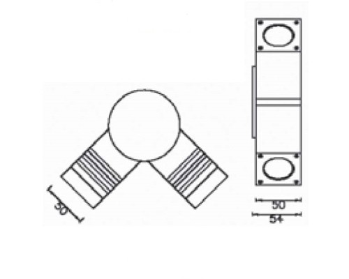 Настенный светильник уличный TUBE LED W78053 Gr Oasis Light Настенный светильник уличный TUBE LED W78053 Gr Oasis Light