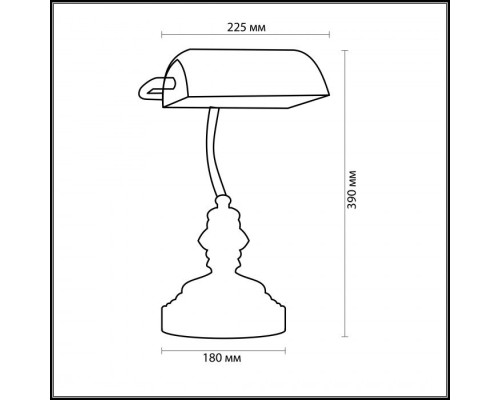 Настольная лампа Tres 2224/1T Odeon Light Настольная лампа Tres 2224/1T Odeon Light